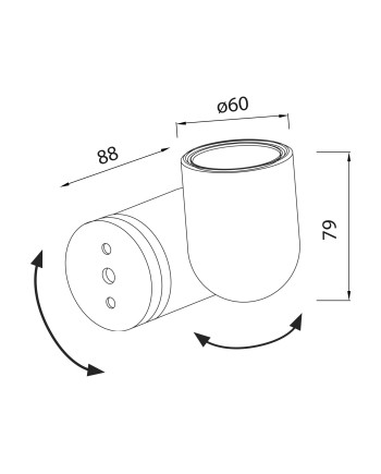 IOS * FOCO/APLIQUE BLANCO 1L*GU10